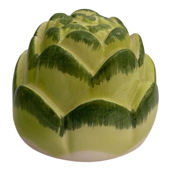 Vintage OCI Ominibus Ceramic Nested Artichoke Salt & Pepper Shaker Set  - A1259 - Picture 7 of 12